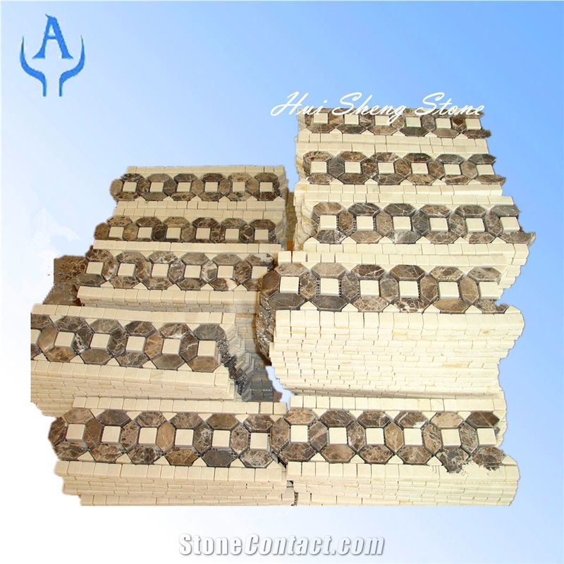 Granite Multicolor Floor Stone Mosaic