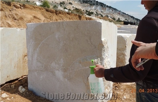 Crema Cappuccino Marble Block, Turkey Beige Marble