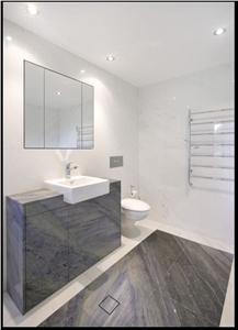 Azul Imperiale Quartzite Bath Design, Azul Imperiale Blue Quartzite Bath Design