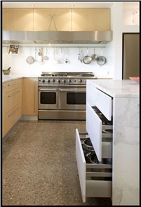 Calacatta Marble Kitchen Design, Calacatta White Marble Kitchen Design