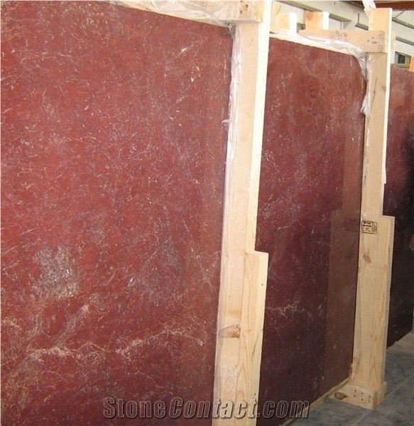 Rosso Ducale Blocks, Turkey Red Marble