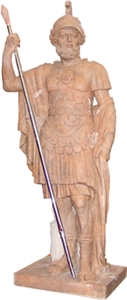 Figure Sculpture, Yellow Marble Sculpture