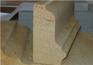 Arenisca Caramelo Cornices, Arenisca Caramelo Yellow Sandstone Cornices