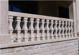 Arenisca De Regumiel Balustrade, Arenisca De Regumiel Beige Sandstone Balustrade Arenisca De Regumiel Balustrade, Arenisca De Regumiel Beige Sandstone Balustrade