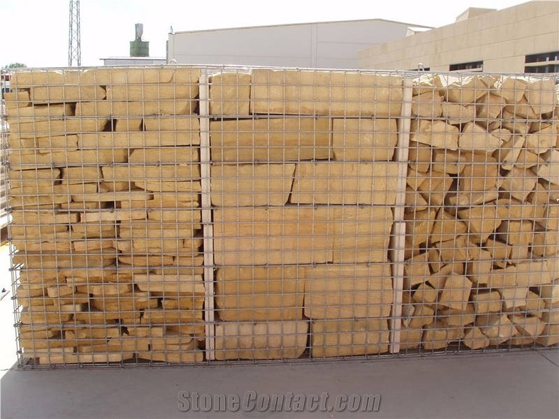 Murs, Gabions, Coping Stones, Arenisca De Regumiel Beige Sandstone Murs