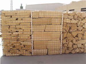 Murs, Gabions, Coping Stones, Arenisca De Regumiel Beige Sandstone Murs