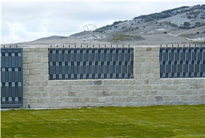 Murs, Gabions, Coping Stones, Arenisca De Regumiel Beige Sandstone Murs