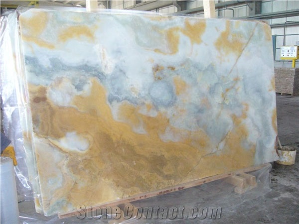 Blue Onyx Slabs, Avion Blue Onyx