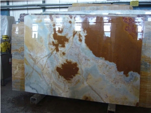 Blue Onyx Slabs, Avion Blue Onyx