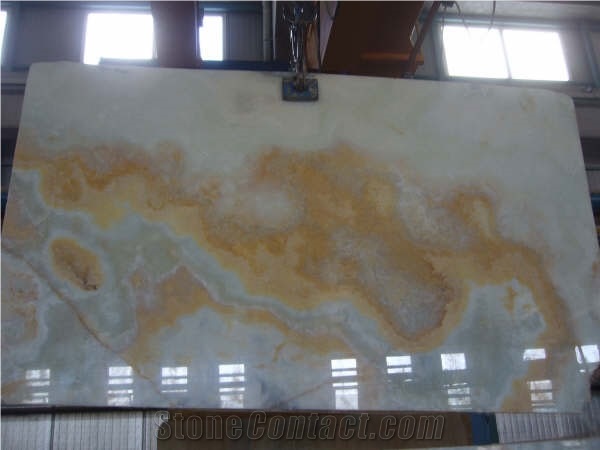 Blue Onyx Slabs, Avion Blue Onyx