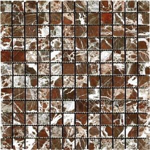 Elazig Cherry Mosaic, Rosa Levanto Mosaic, Rosa Levanto Red Marble Mosaic Elazig Cherry Mosaic, Rosa Levanto Mosaic, Rosa Levanto Red Marble Mosaic