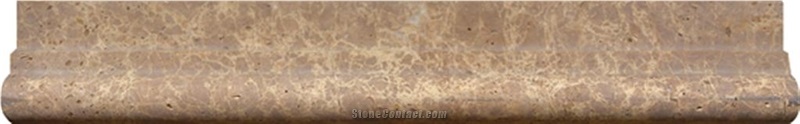 Mesta Emperador Light Moulding, Mesta Emperador Light Brown Marble Moulding