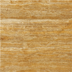 Mesta Golden Sienna Travertine Block, Turkey Yellow Travertine