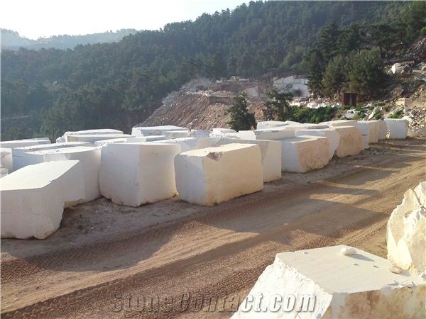 Thassos Pure White Marble Blocks