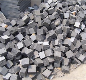 Black Basalt Cobble Stone