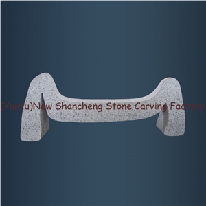 Natural Stone Garden Landscape Product, Grey Granite Bench & Table