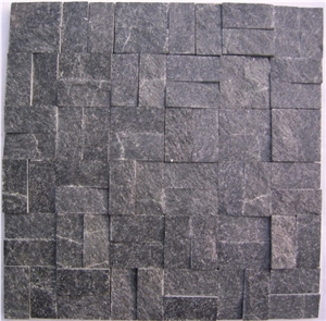 Multicolor Natural Quartzite Mosaic