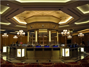 Backlit Onyx Panels Bar Top, Design