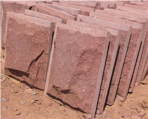 China Yellow Sandstone Mushroom Wall Tiles