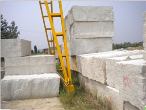 Grey White Sandstone Block