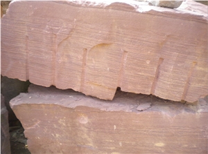Red Sandstone Block