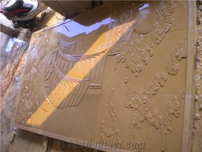 Xl Beige Sandstone Relievo