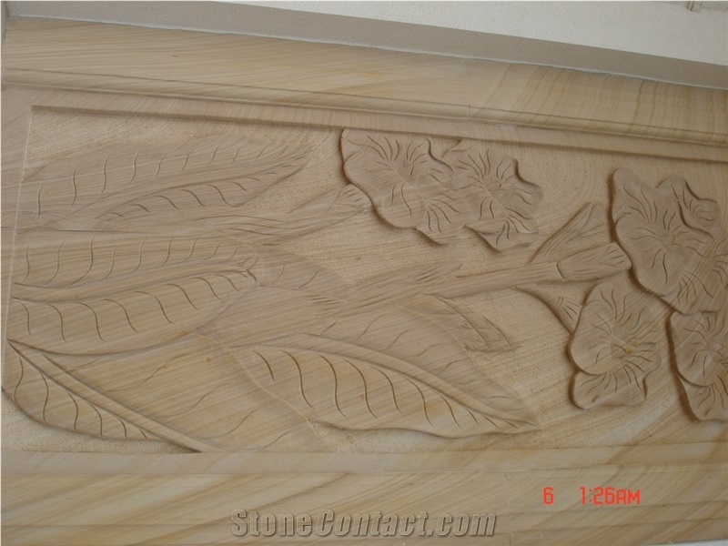 Xl Beige Sandstone Relievo