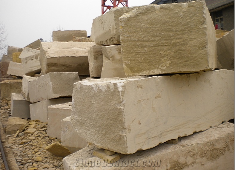 XL-Sandstone Beige Sandstone Blocks