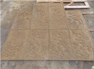 XL Yellow Grainy Sandstone Relief