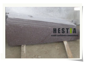 Brown Porphyry Granite Tiles, China Brown Granite