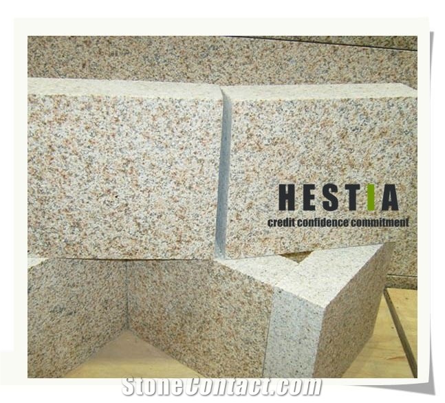 G350 Desert Gold Granite Tiles, China Beige Granite