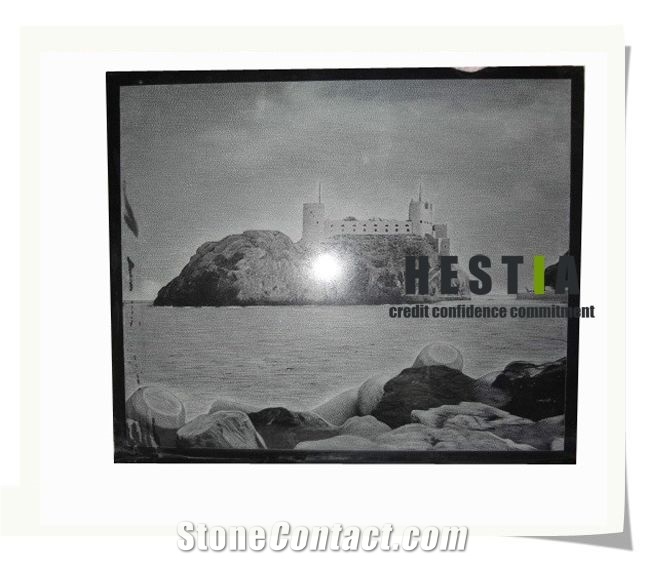 Shadow Carving Stone Artwares, Black Granite Shadow