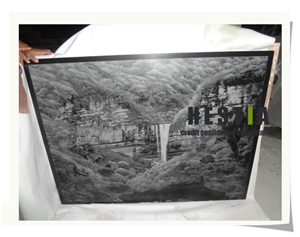 Shadow Carving Stone Artwares, Black Granite Shadow