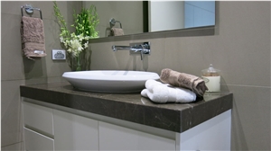 Pietra Grey Limestone Bath Design, Bath Top
