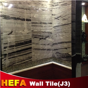 Black and White Nine Dragon Jade Tile for Wall