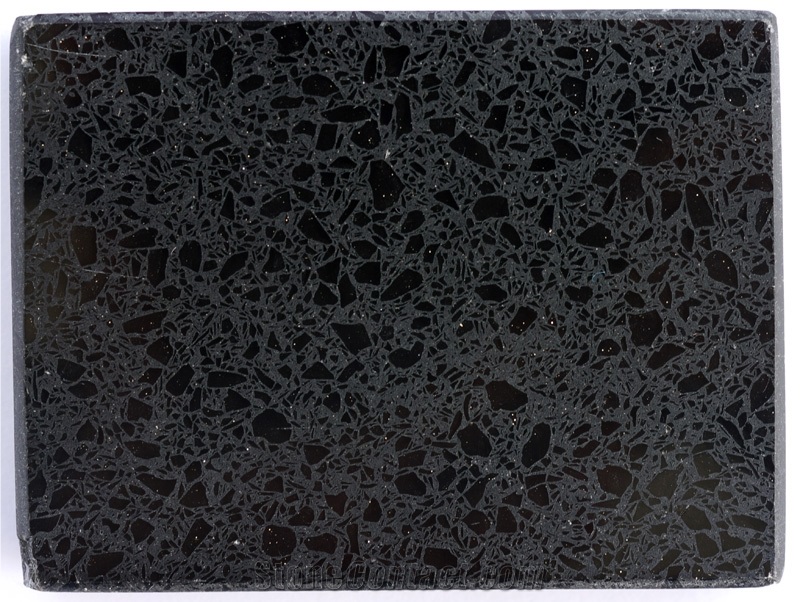 Black 1400mm Wide Quartz Stone