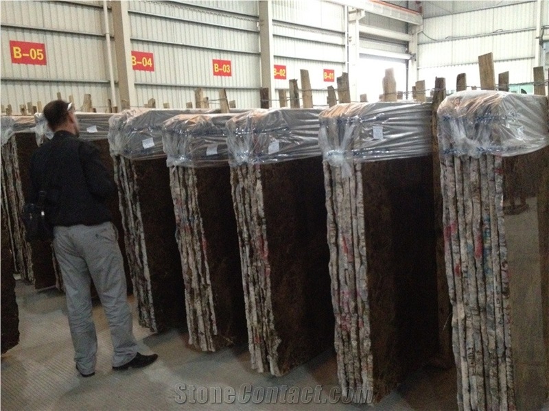 China Dark Emperador Slab & Tile, Dark Emperador Marble Slabs