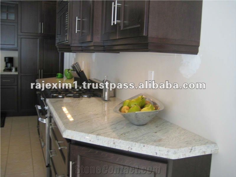 Kitchen Counter Tops Of River White Granite
