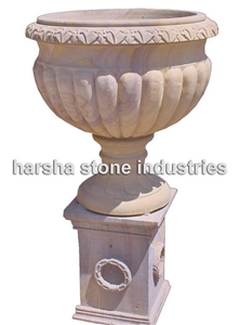Rainbow Sandstone Flowerpot