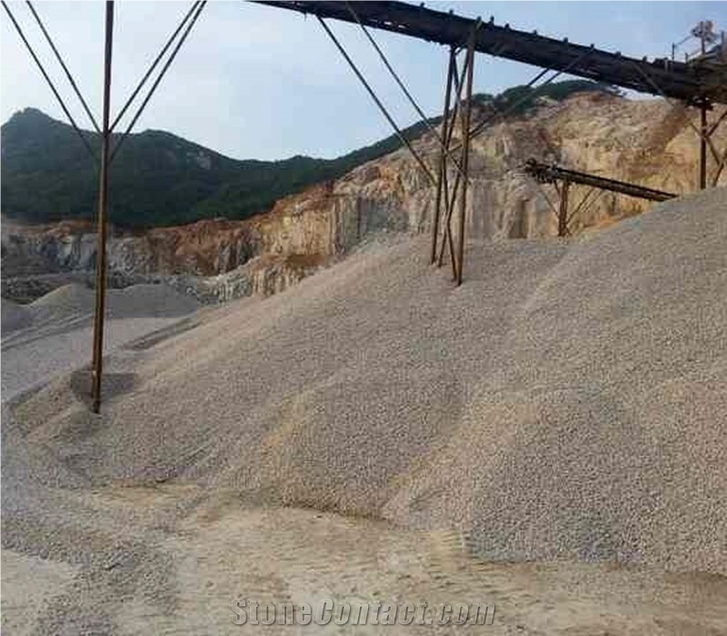Granite Crushed Stone (13mm), G682 Yellow Granite Pebble, Gravel