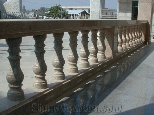 Balustrade Railings, Sd Beige Granite Balustrade
