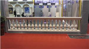 Balustrade Railings, Hy Beige Marble Balustrade