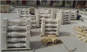 Balustrade Railings, SX Beige Sandstone Balustrade