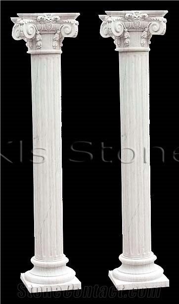 Absolute Turkey White Marble Column