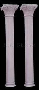 White Marble Column
