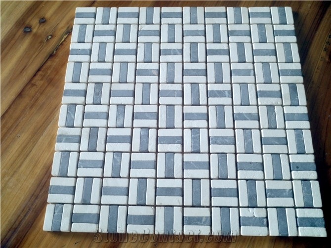 Marble Hexagon Mosaic