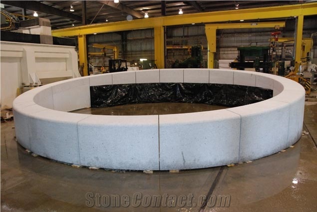 Bethel White Granite Planter