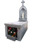 White Amanecer Granite Monument, Amanecer White Granite