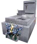 White Amanecer Granite Monument, Amanecer White Granite