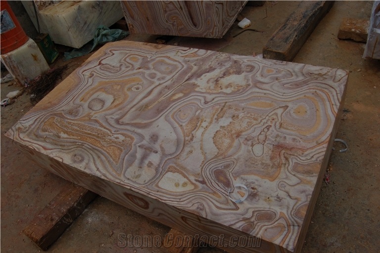 Crustart Slabs, Pakistan Yellow Quartzite